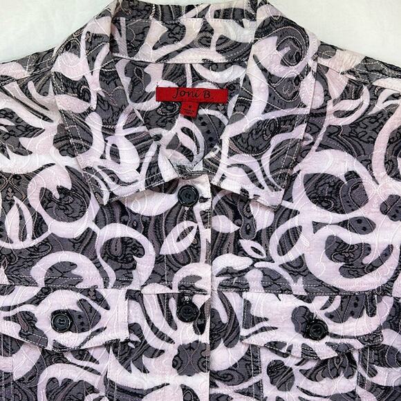 Joni B. jacket women’s Medium Embroidery Dainty Fairy Barbiecore Dark Academia - Picture 2 of 13